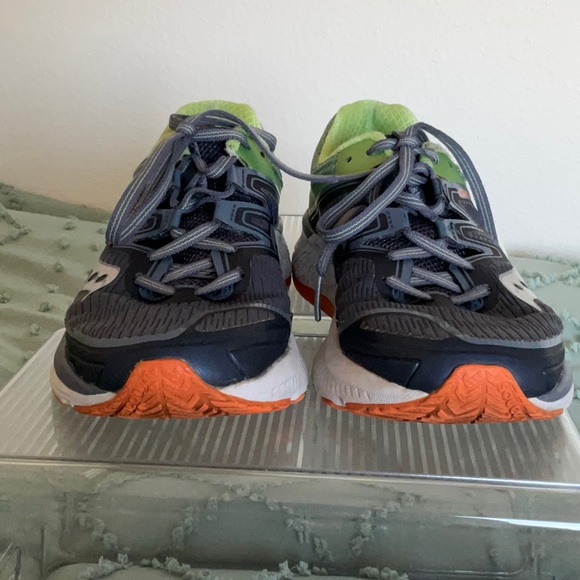 Saucony Guide ISO Sneakers - Dark Gray and Green Sz 9 - Picture 3 of 9